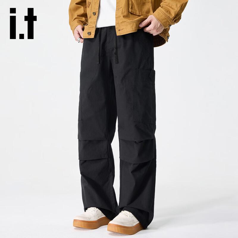 

izzue Men s Multi-Pocket Loose Fit Cargo Pants XL