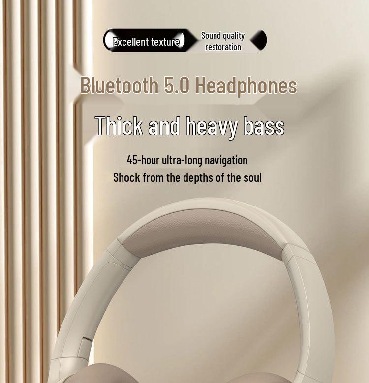 C-2235 Wireless Bluetooth Headband Headset: Fashionable Sports & Gaming Bass Headphones