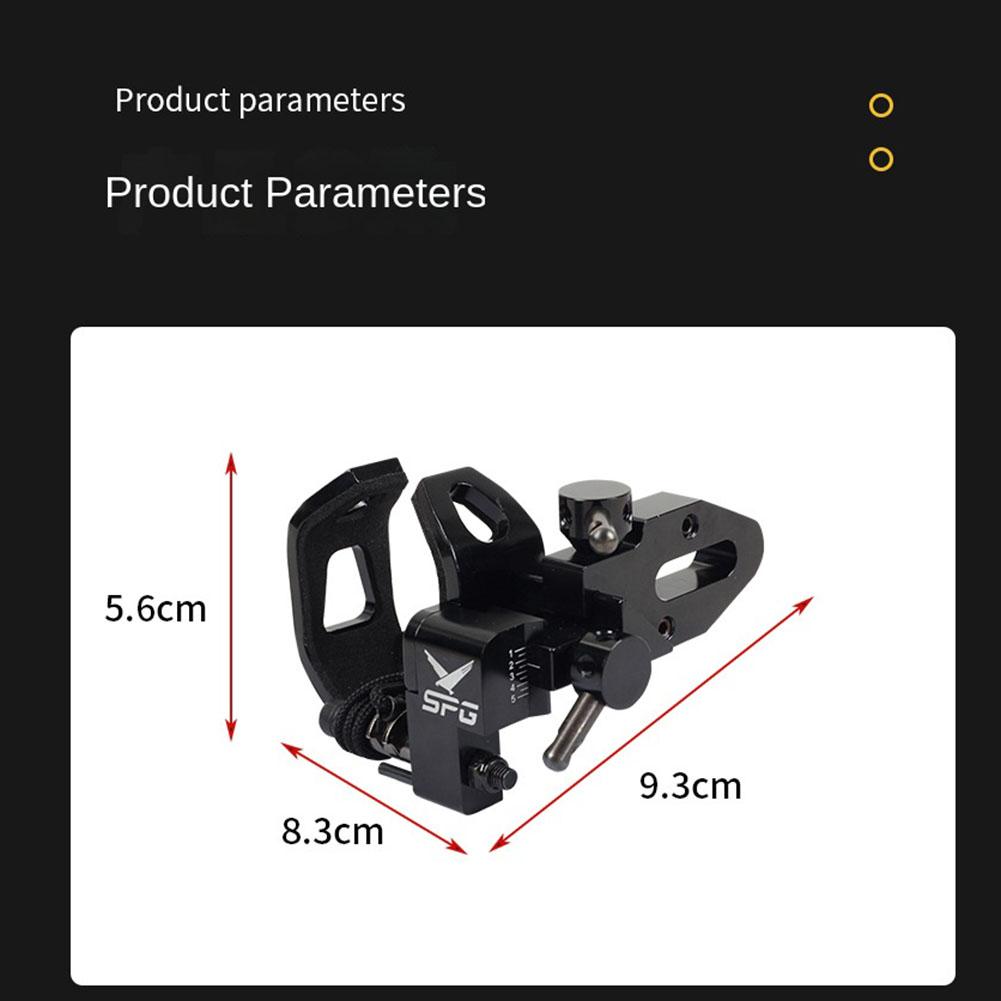 Adjustable Compound Bow Arrow Rest Two-way Fast Adjustment Fine-tuning Archery Accessories For Outdoor Sports