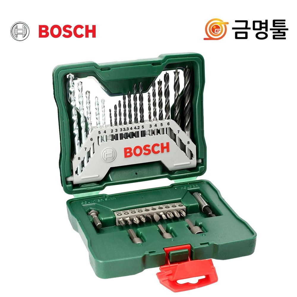 

Набор Bosch X Line33 Kiri Дерево+Сталь+Бетон+Набор бит отверток 33шт.