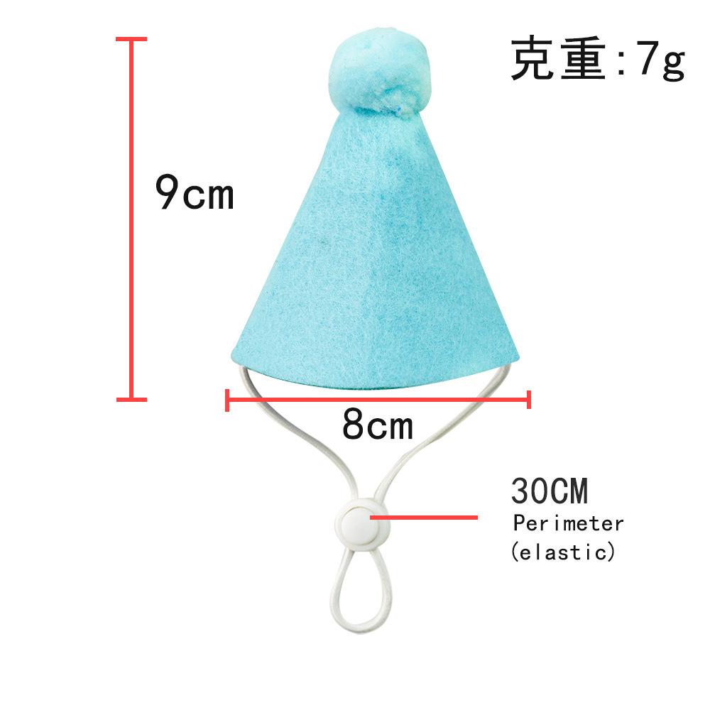 Pet Ins Wind Birthday Saliva Towel Cat Bib Scarf Dog Cat Hat