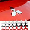 Car Front Rear Cover Emblem Stickers Accessories For Mitsubishi 9 Ralliart X EX L200 Colt Outlander Pajero Lancer Eclipse Cross