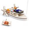 Science Experiment Material Kit For Kids With Remote Control Boat Diy Stem Educational Toy For Children