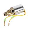  24V Electric Solenoid Valve Heavy Duty   Horn Copper Zinc Alloy 1 Celsius 4 Inch NPT Male for Truck   Systems   Glossy Silver . X 3cm  