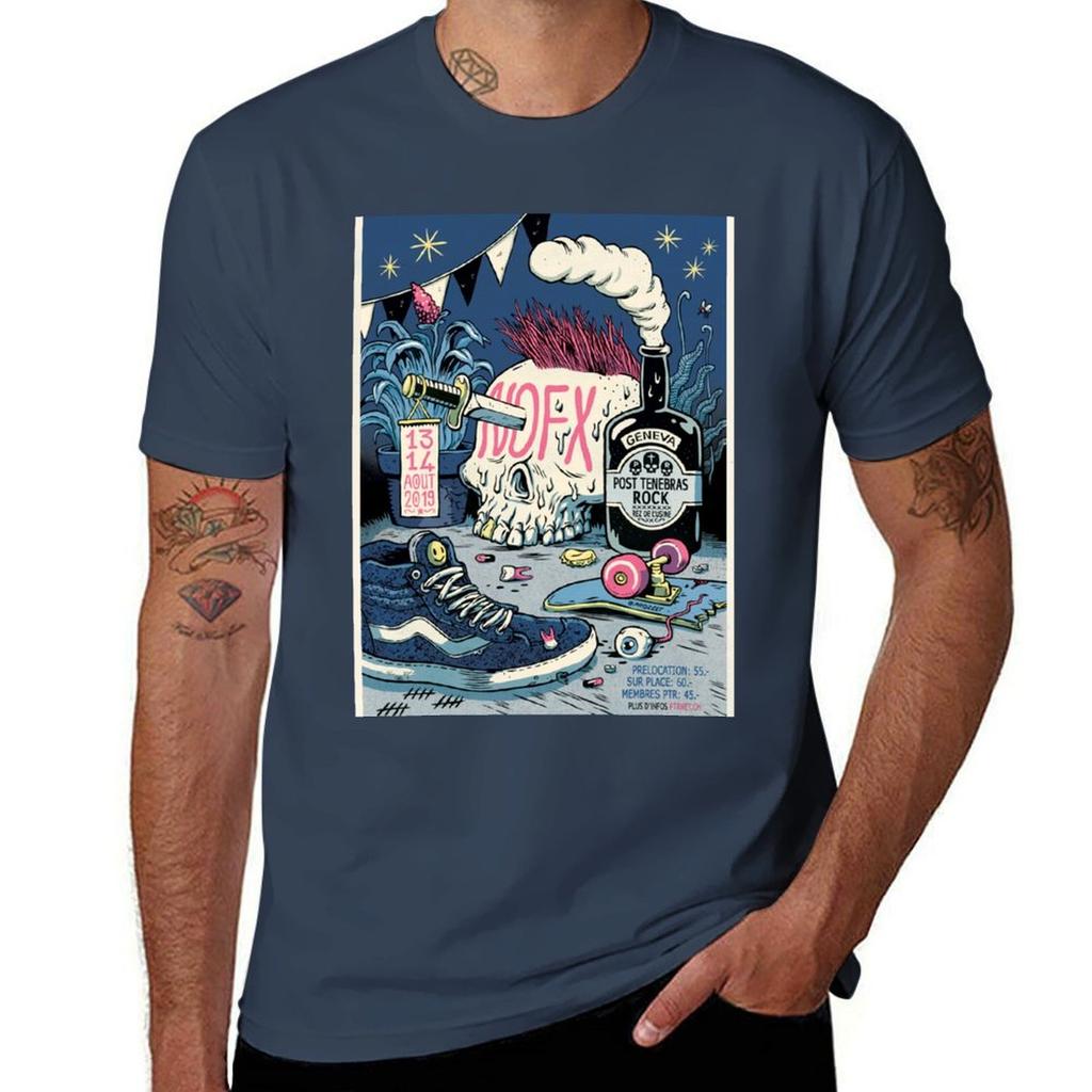 tour Punk Drublic world NOFX In TShirt Casual Loose Fit Short Sleeve TShirt