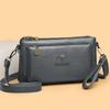 Damen-Mehrschichttasche, weiches Leder, Muttertasche, Umhängetasche für mittleres Alter, kleine Umhängetasche