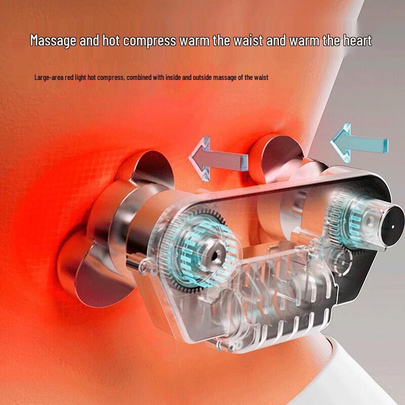 Portable Lumbar & Back Massager Cushion