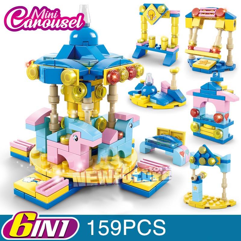 Dreams House Racer Car Doctor Painter Musician Scientist Pastry Chef Cameraman Astronaut Building Blocks Kit Brick Model Toy