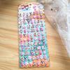 4 Pcs Cute Little Animals EVA Bubble Stickers - Multiple Styles of Adorable Cartoon Decor, Perfect for Scrapbook Diary Notebook