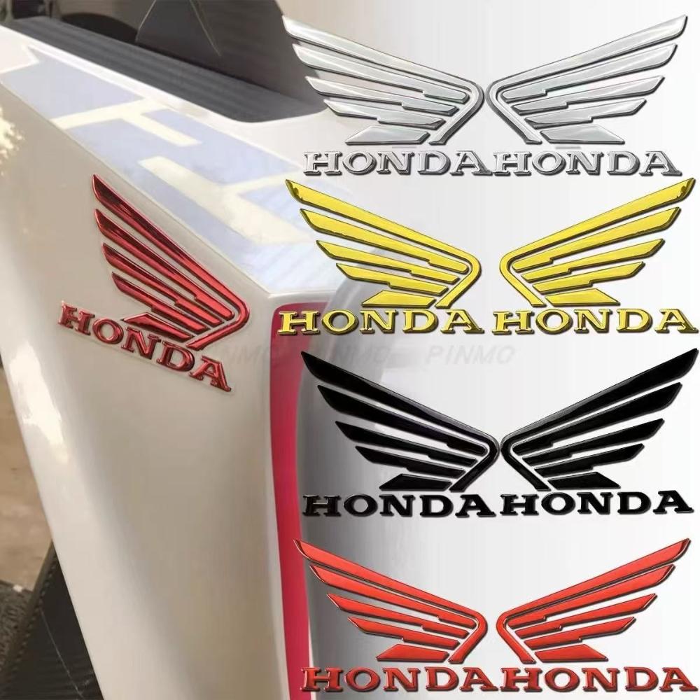 PYYG6 3D Flying Wing Rubber Round Label Set Motorcycle Decoration and Modification Accessories Honda StickersPCX125PCX160CBRCBR650R