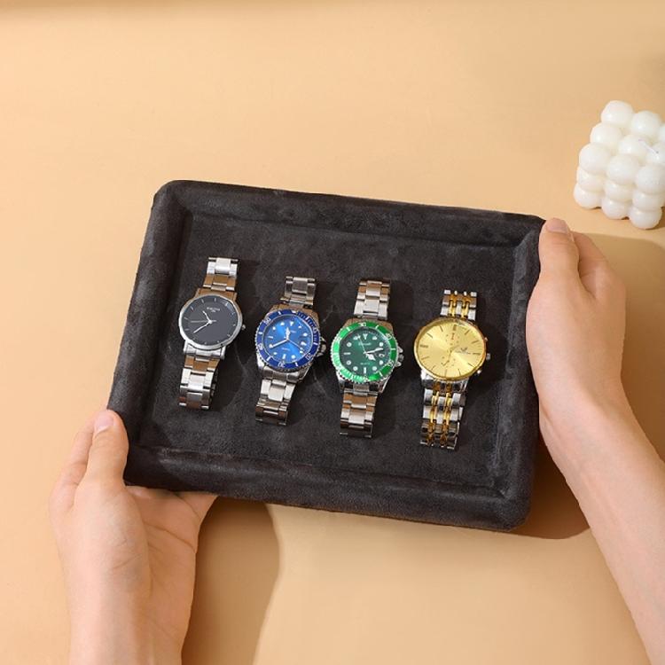 Modern Jewelry Showcase Tray Velvety Jewelry Display Tray Exquisite Charm Holder
