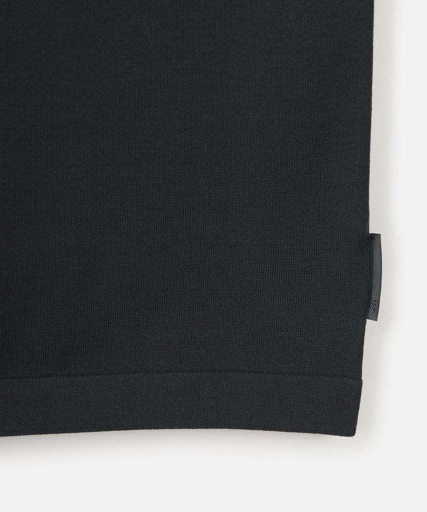 247Silijeu Lunalite 16Gg Half Knit Top Charcoal