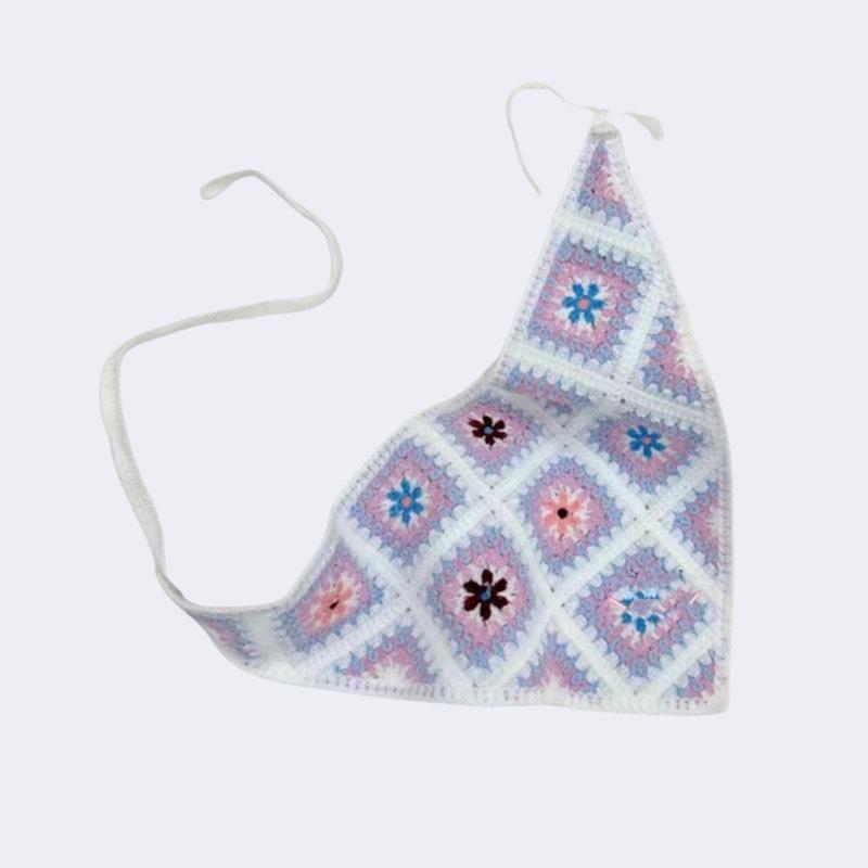 Retro Girly French Lace Triangle Scarf: Versatile Summer Headscarf & Photo Prop