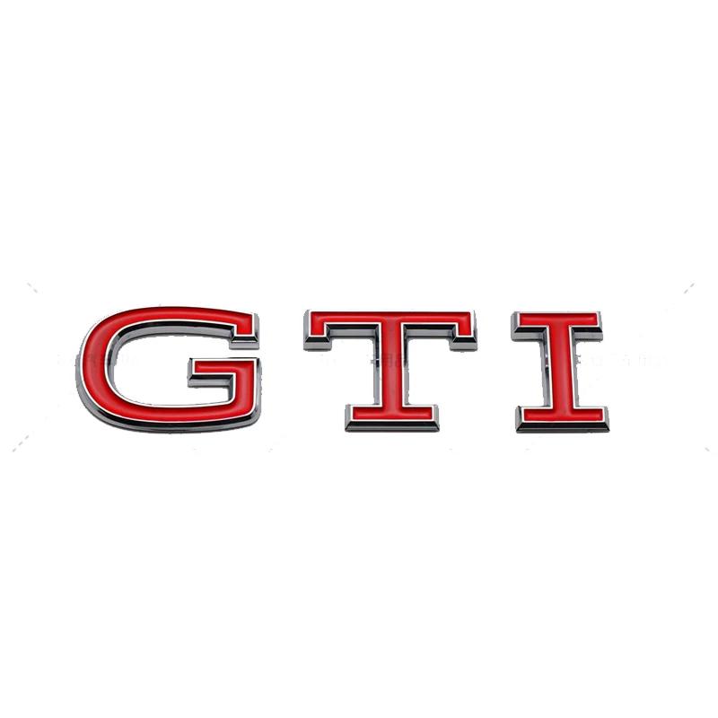 Valve Stems Caps Rear Trunk ABS Car New GTE GTI Logo Side Fender Badge Stickers For Volkswagen VW Golf R LINE Beetle Passat Tig BGZ1