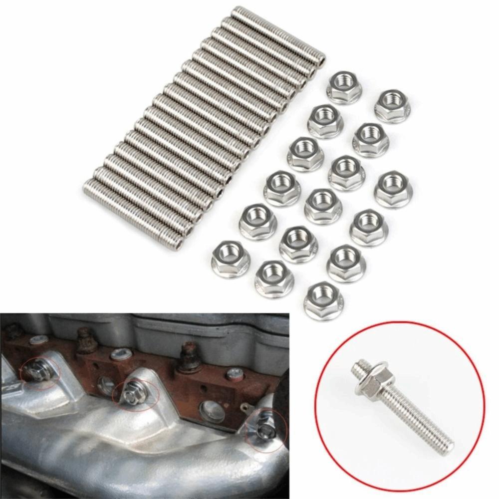 Stainless Steel Exhaust Manifold Bolt Heavy Duty Engine Replacement Hardware  Engine Replacement