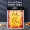 Compact Stainless Steel Food Dehydrator for Snacks, Meat, Fruits, and Vegetables