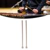 Marimba Keyboard Mallets Rubber Heads Wood Glockenspiel Chime Sticks for Xylophone Marimba Harp White