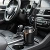 Cup Holder For Car 2 In 1 Drink Extender With Phone Stand 360 Degree Rotation Non-Slip Car Water Bottle Holder For Vehicle Truck