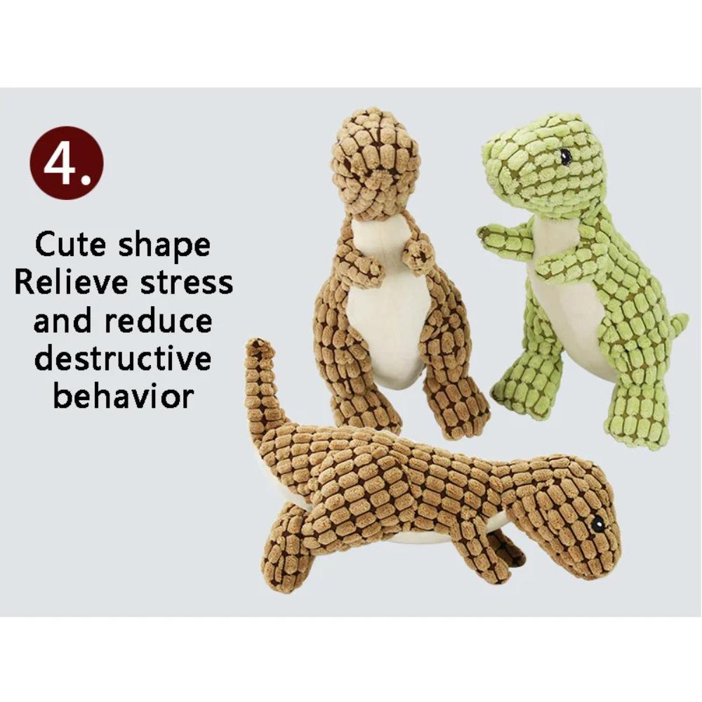 Zwierzęta Pies Gryzak Wypchany Zabawny Kształt Dinozaura Koty Kukurydza Wełna Wokal Zabawka Zastosuj Do Ćwiczenia Treningowe Symulacja Zwierzę Chihuahua Zabawki