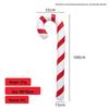 Outdoor Christmas PVC Inflatable Ball & Candy Cane Pendant Decoration