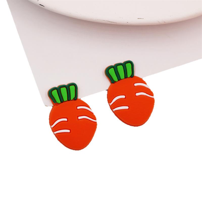 PVC Soft Rubber Cartoon Fruit Slices for DIY Phone Case, Crocs, and Hair Clip Decoration