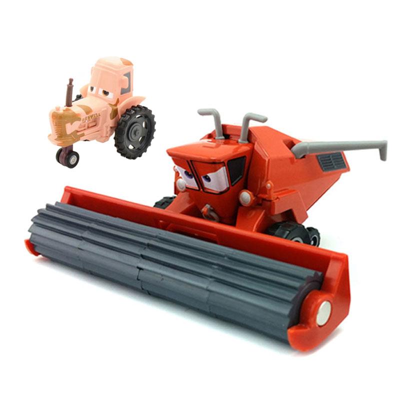 Disney Pixar Cars Frank Green Harvester Cows Tractor Alloy Diecast Model Car Boy Toy