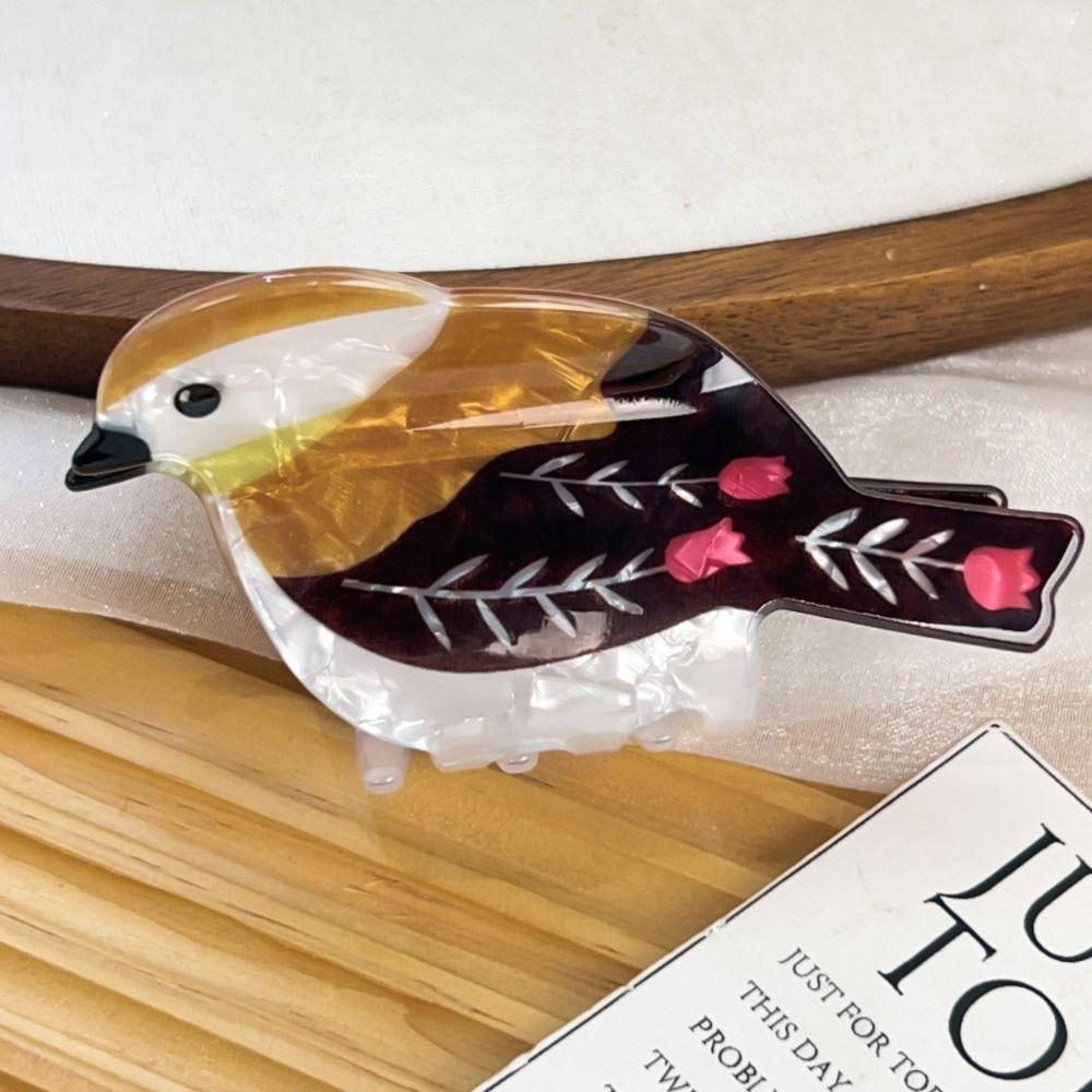 Headwear Animal Hair Clip Korean Style Bird Shark Clip Personalized Acetate Hair Claw Girls