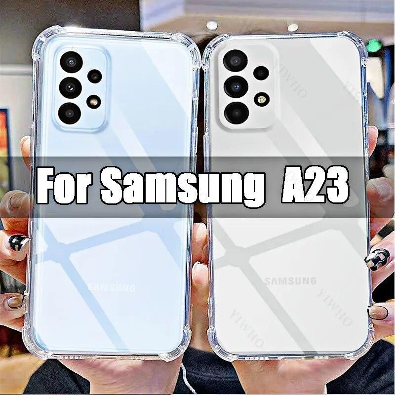 

Мягкий чехол для телефона Samsung Galaxy A23, прозрачный ТПУ для Sumsung A 23 6,6 SM-A235F, противоударный чехол с защитой от царапин