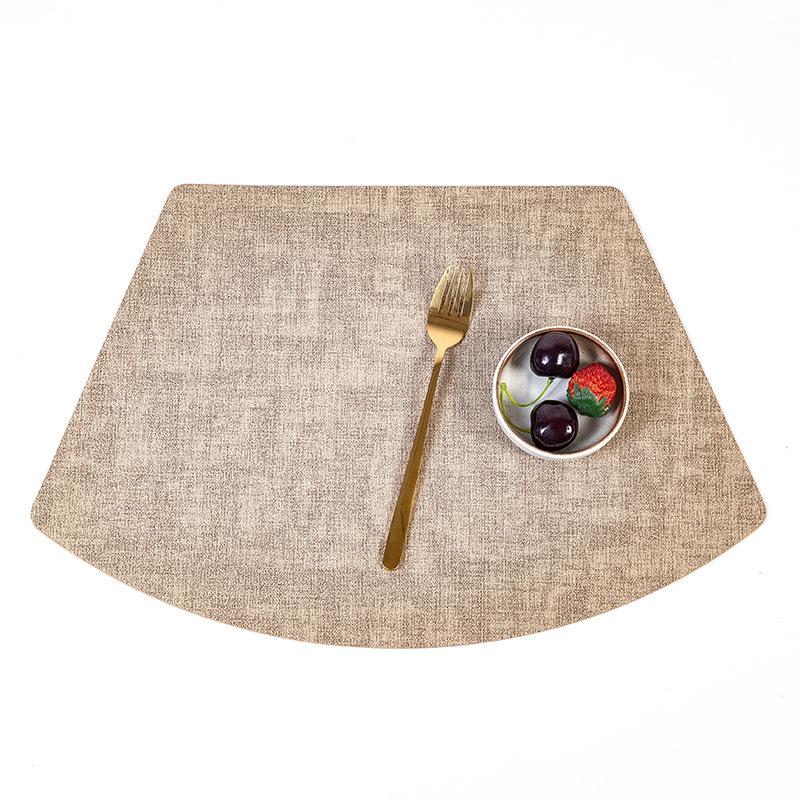 Wind Cloth Pattern Fan-shaped Waterproof, Oil-proof and Anti-scalding Pad, Restaurant Kitchen Daily Pot Pad, Coaster, Thermal Insulation Pad
