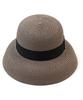 Summer Gray Bowl Panama Hat
