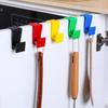 Building Block Cartoon Hooks for Hanging Trash Bags Plastic Bags On Cabinet Doors Easy Install Home Kitchen Organization Multi Purpose Utility Hanger