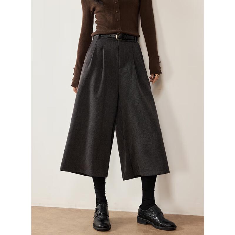 VICTORIA&VERA Women's High-Waist Straight-Leg Cropped Pants V9017K01