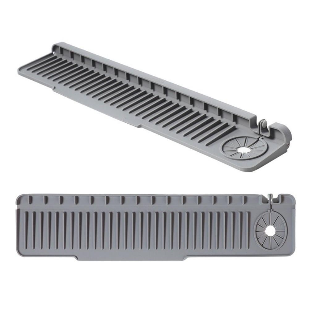 Silicone Faucet Drip Mat Large Size Drain Drying Pads New Water Catcher Mat for Kitchen Sink