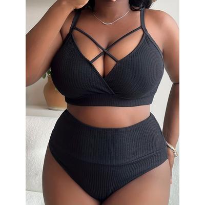 New Sexy High Waist Bikinis Swimwear Women Swimsuit Female Bikini Set Print Plus Size Bathing Suit Summer Biquini