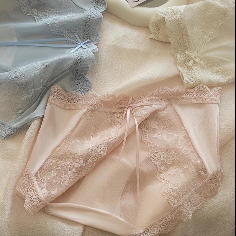 Ali Women's Ice Silk French Lace Briefs (3-Pack)