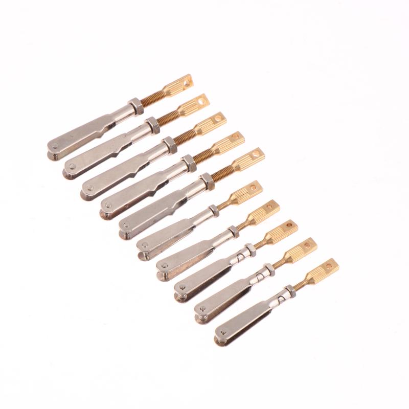 5 Stück M2/M3 Metall Gabelkopf Eisen U-Klammern Spannfutter Zugstangenverbinder Kupplungsteile für DIY RC Flugzeugmodelle
