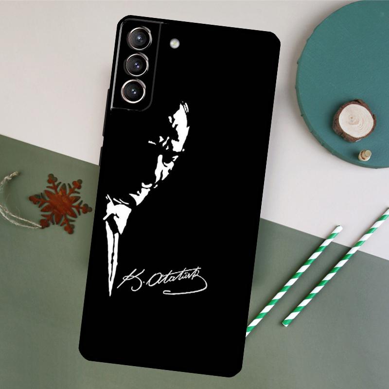 

Mustafa Kemal Ataturk Phone Case For Samsung Galaxy S26 S25 Ultra S20 S21 S22 S23 S24 S10 Plus S25 FE Back Cover Galaxy S26Ultra