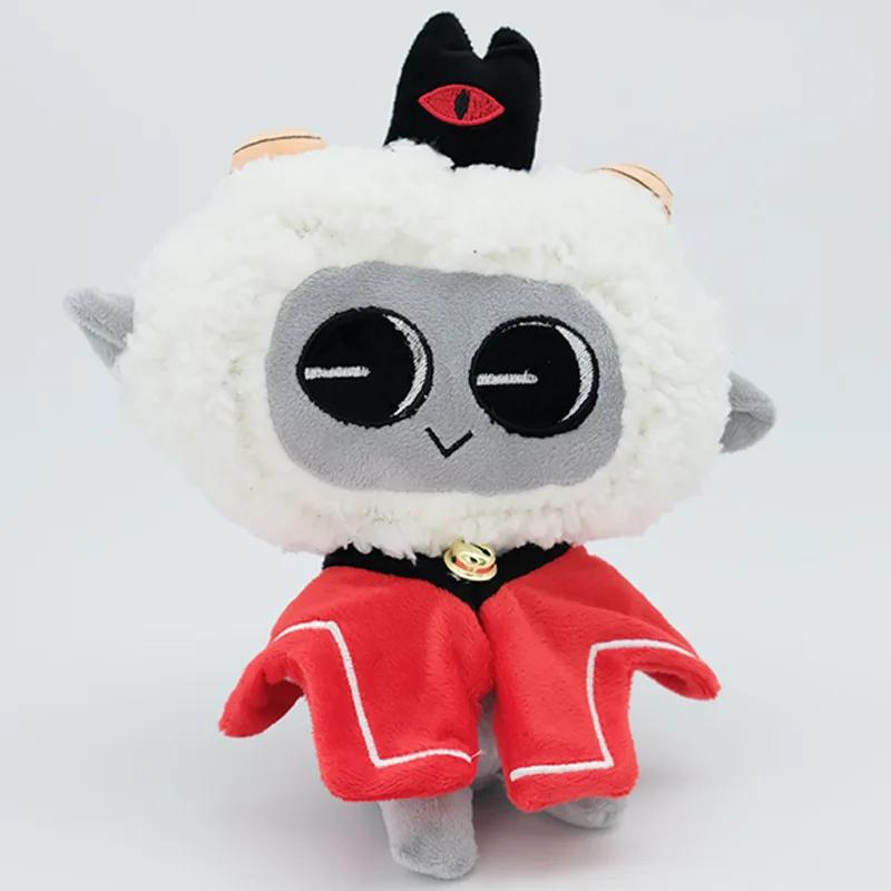 

25cm Cult of the Lamb Plush Toys Plushie Animals Cosplay Cthulhustyle Adventure Dungeon Stuffed Dolls Christmas Birthday Gifts белый