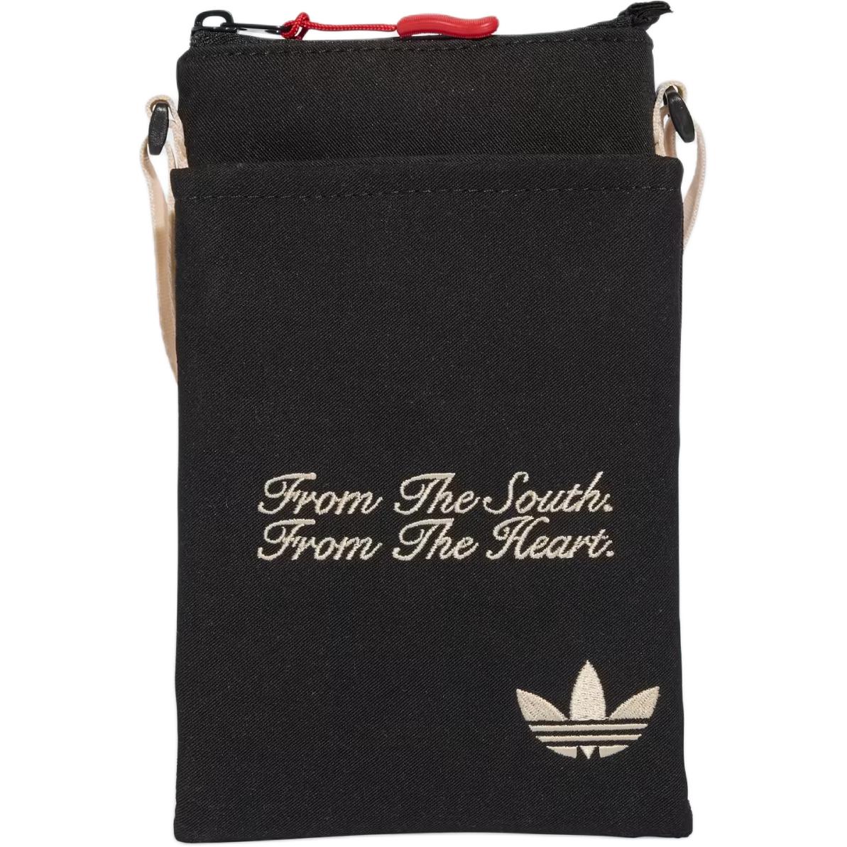 Adidas Originals Embroidered Bayern Munich Club Logo Polyester Travel Storage Bag Unisex Bags Black JX0645 Black