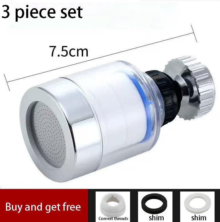 1-15PCS Kitchen Faucet Filter Extender Water Extender Household Bathroom Universal Foaming Showerhead Water Filter Splash Head