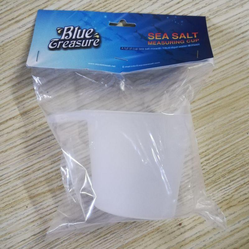 Blue Sea Salt Measuring Cup and Salinity Meter Tool
