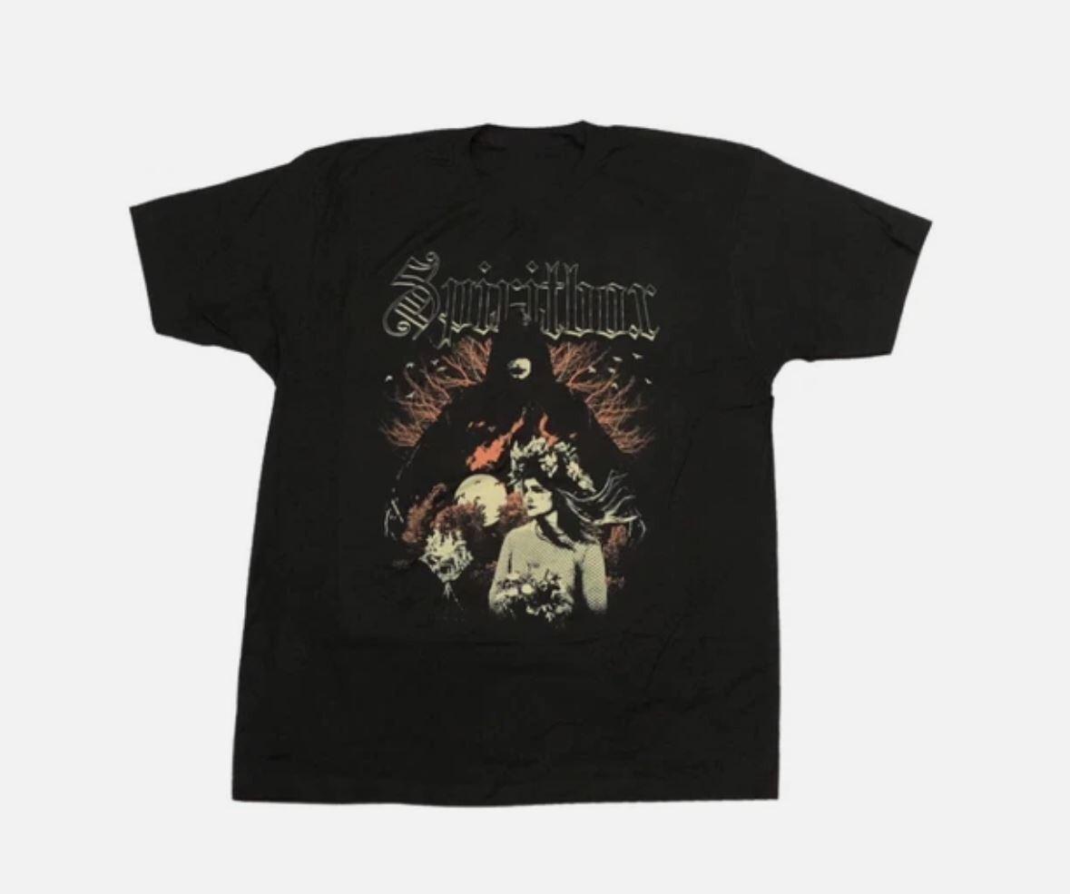 

Vtg Spiritbox Band Short Sleeve Cotton Black Unisex Shirt 3XL