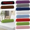 Solid Color Bedroom Neck Bolster Pillowslip Removable Headrest Pillow Cover Pillow Case