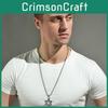 Stylish Six Point Star Titanium Steel Necklace For Men Perfect For Hip Hop Fashion