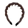 Colorful Yarn Wave Headband for Women - Autumn/Winter 2025 Anti-Slip Hair Clip & Face Washing Accessory