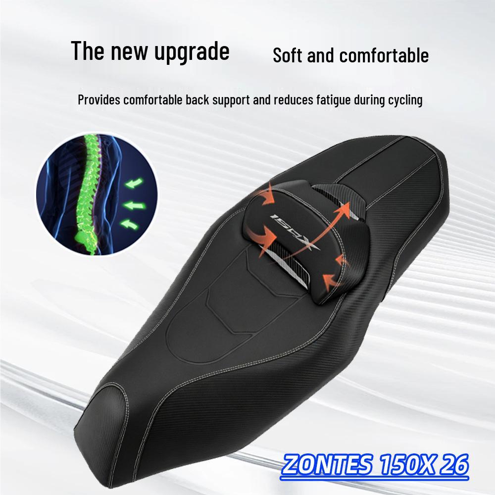 Zongshen 150X Motorcycle Seat Cushion: Enhanced Comfort & Lumbar Support