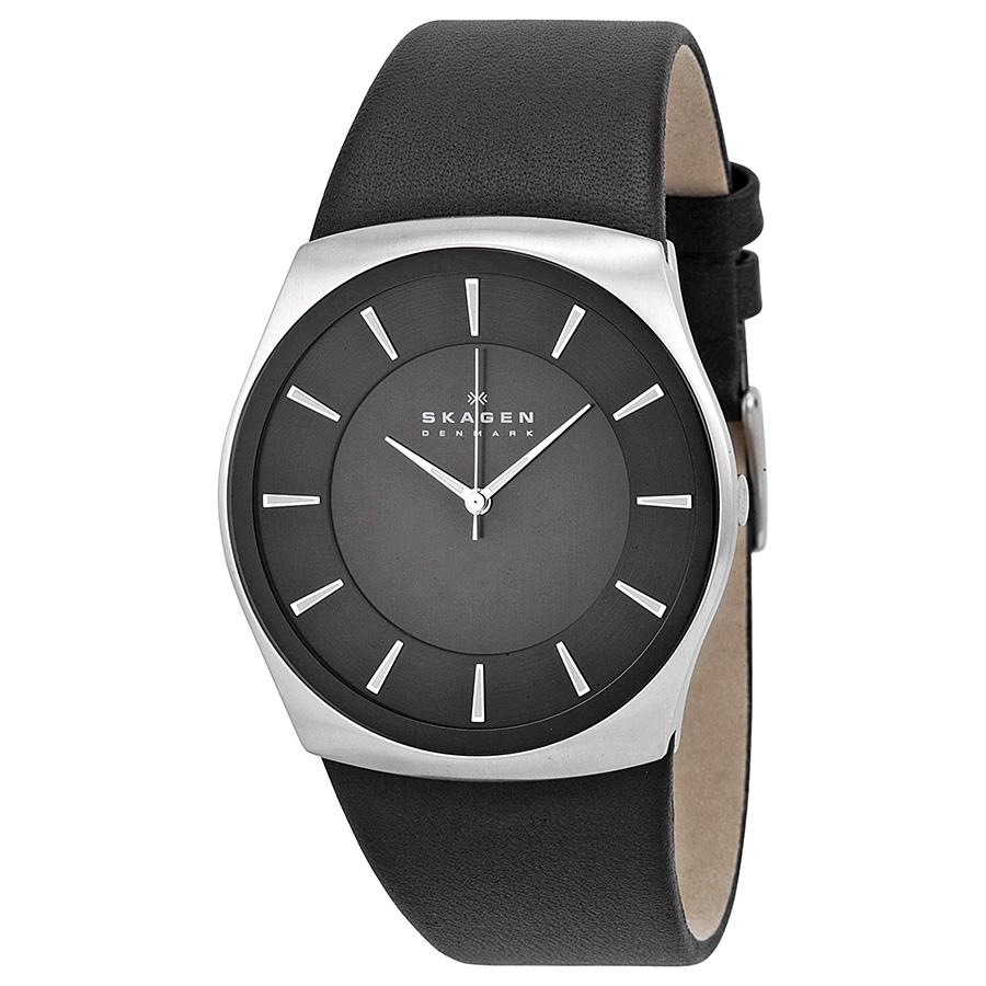 SKAGEN Havene Black Dial Black Leather