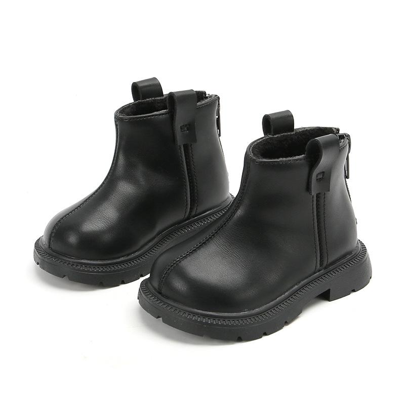 Dr. Martens Infant Cotton Boots: Warm Winter Walking Shoes for Boys & Girls, Korean Style Snow Boots