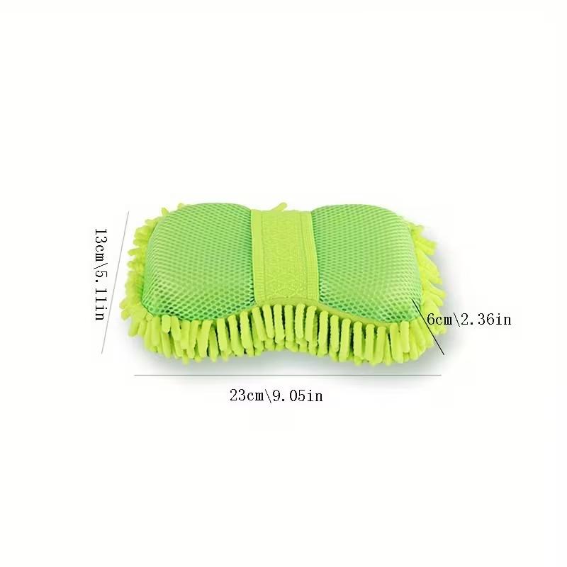 Super Absorbent Car Wash Gloves Premium Chenille Microfiber Wash Sponge Scratch-Free Ultra Absorbent Cleaning Glove Car Cleaning