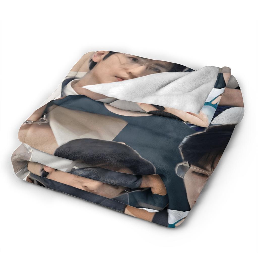 Zhang Linghe Warme Decke Trend Picknick-Überwurf Außen Flanell Bettüberwurf Sofa-Bettbezug